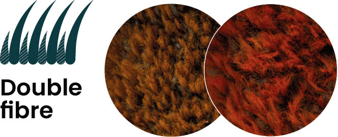double-fibre pinceau double fibre